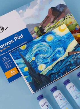 极速oil Painting book painting canvas painting paTper A4 art