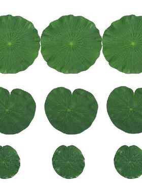 极速Pack Of 9 Artificial Floating Foam Lotus LeaveVs Water L