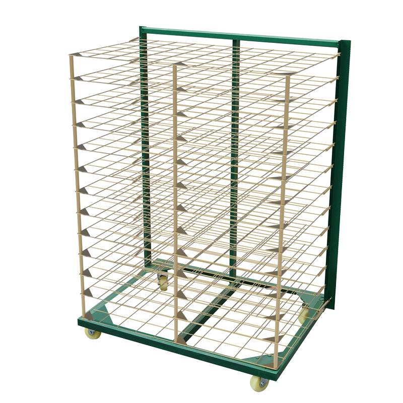 极速晾晒线路板摺叠千m层架   25层50塑胶摺叠放仓储烘乾印刷网格