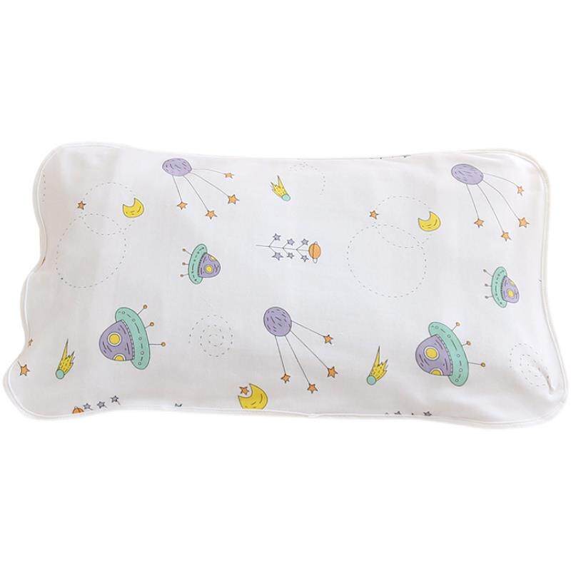 极速儿童枕巾可固定纯棉吸汗新生婴儿G幼儿园专用枕头巾成人一对