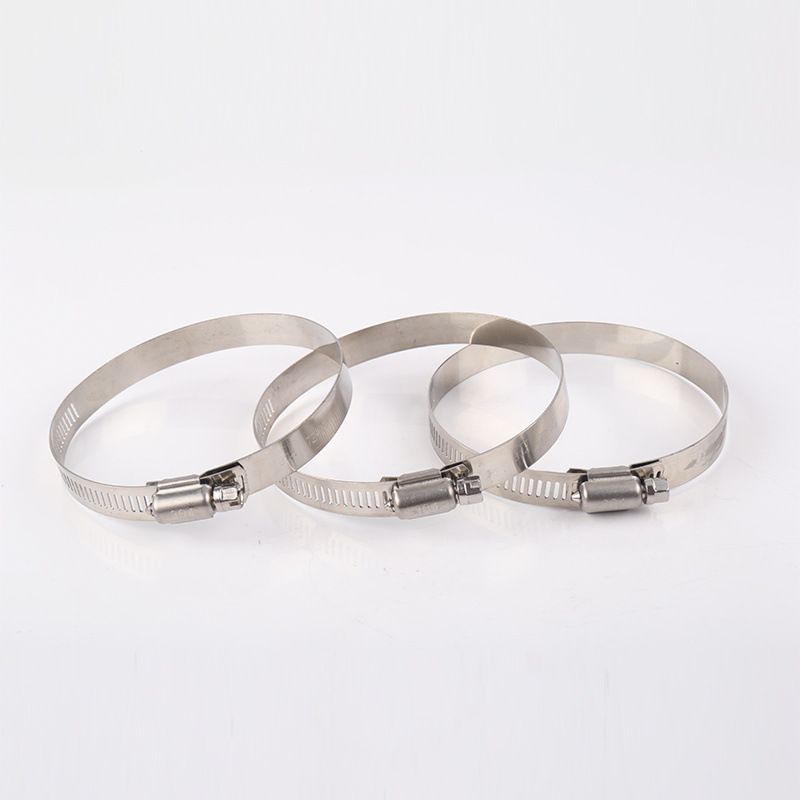 极速新品促新带式不l锈钢卡箍 喉箍201全钢 H美式捆绑杆号牌电缆