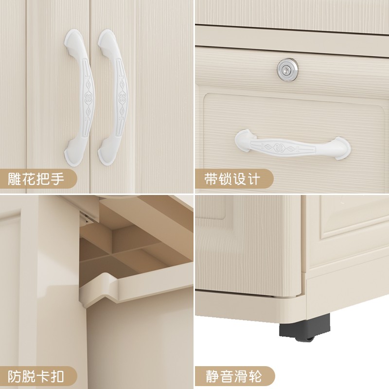 极速简易开门衣柜家用卧室现代z简约衣橱塑料儿童收纳柜宝宝婴儿