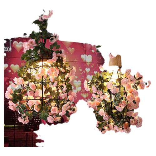 极速【京选好货】植物吊t灯音乐餐厅 铁艺装饰吊灯音乐餐厅吊灯酒