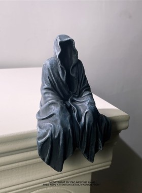 新品无聊了桌面放个黑衣人增加神秘感!创意暗黑W系列摆放摆件