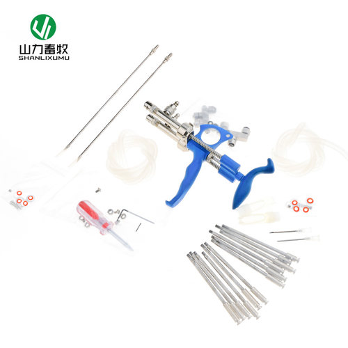 新品0.1-0.5ml海牧星t124型双针头注射器剂量固定双筒鸡禽用连续