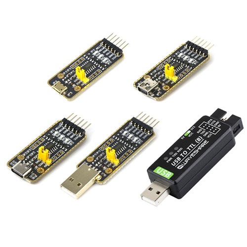 新品原装CH343G芯片 USB转UART/TTL板 串口通信模V块 转换器 微雪