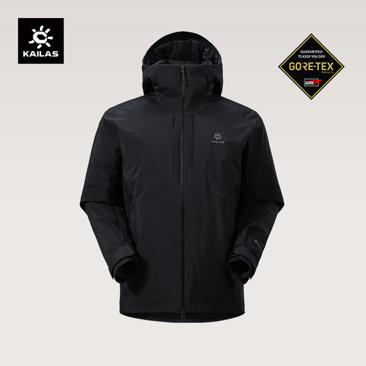 凯乐石男款硬壳羽绒服800蓬鹅绒