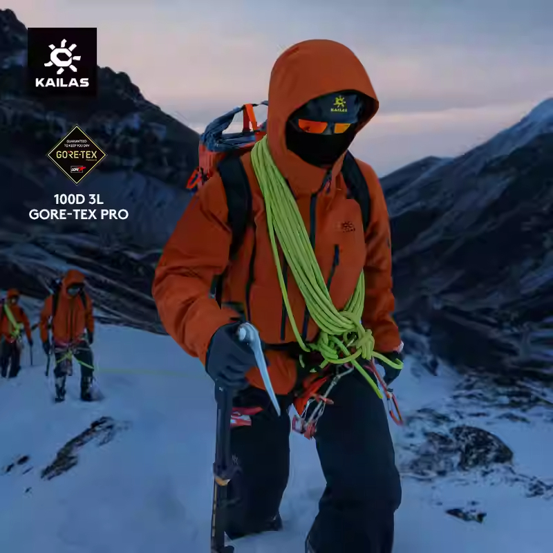 凯乐石MONT Q60全天候硬壳冲锋衣男女GTX暴雨防水透气专业登山服