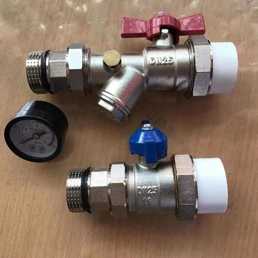 地暖分水器套阀 家用地暖分水器套阀阀门大体分水器套阀