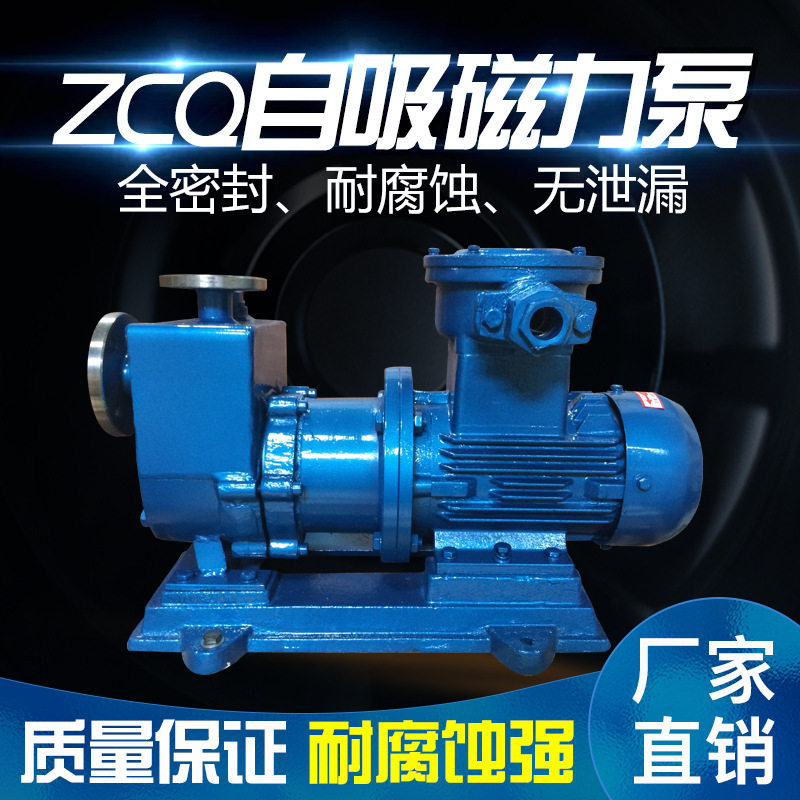 厂家直销ZCQ40-32-132不锈钢磁力泵防爆化学化工泵工程塑料泵
