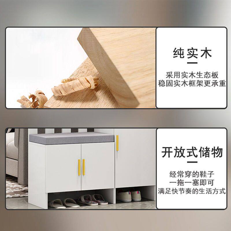 玄关柜鞋柜一体家用门口靠墙门厅柜客厅隔断衣帽柜轻奢酒柜储物柜