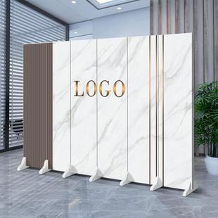 定制LOGO办公室屏风隔断墙简约客厅饭店包间遮挡隔间挡板移动双面