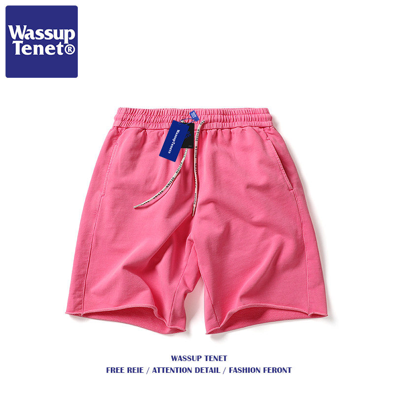 Wasupten夏季薄款纯色短