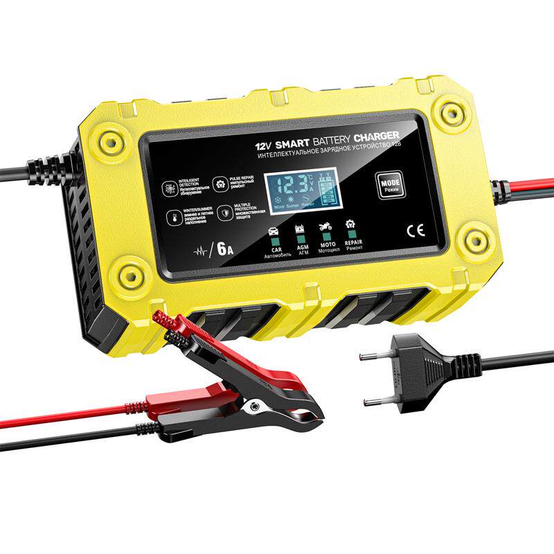 速发智能12V6A+双用充汽车摩托通用低电压启动+++智能修复充