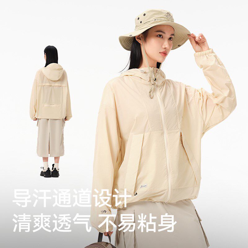 速发【小森林】u外防晒衣夏皮肤衣业士户pf50专男徒步防晒