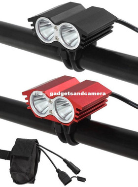 速发Bla / Red 4 Modes012 g 2 x XM-L T6  e Li0ht wit