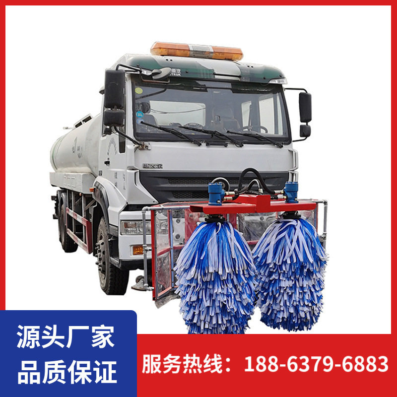 厂家供应全自动高速公路护栏清洗机市政公路栏杆清洗机护栏清洗机