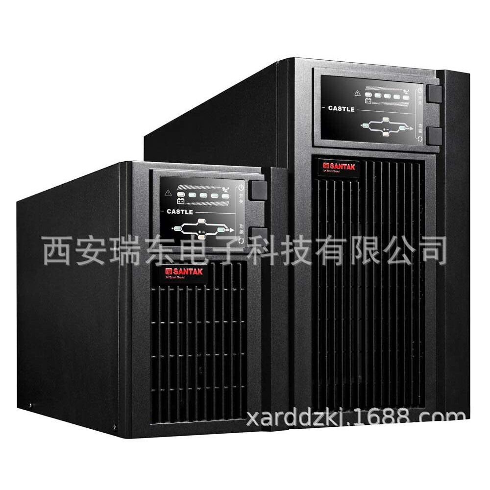 UPS不间断电源 C1K标机功率1KW延时6分钟输出电压220V在线式