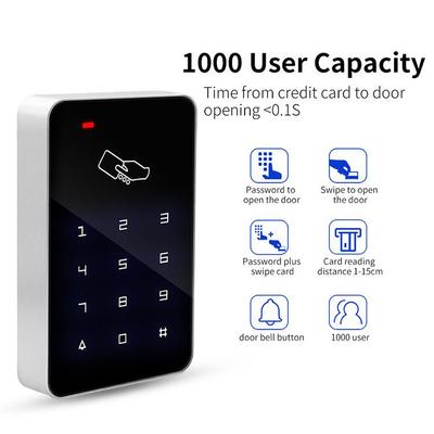 触摸式门禁一体机IDIC刷卡电子门禁系统背光密码门禁机刷卡器