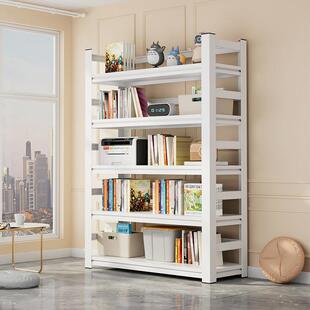 图书馆钢制书架放书置物架儿童玩具收纳架多层储物柜靠墙边铁架子