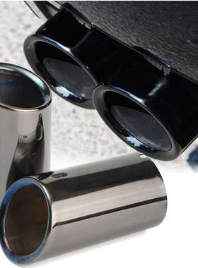 一对适用于宝马E90E923系06-10年排气管尾喉黑色