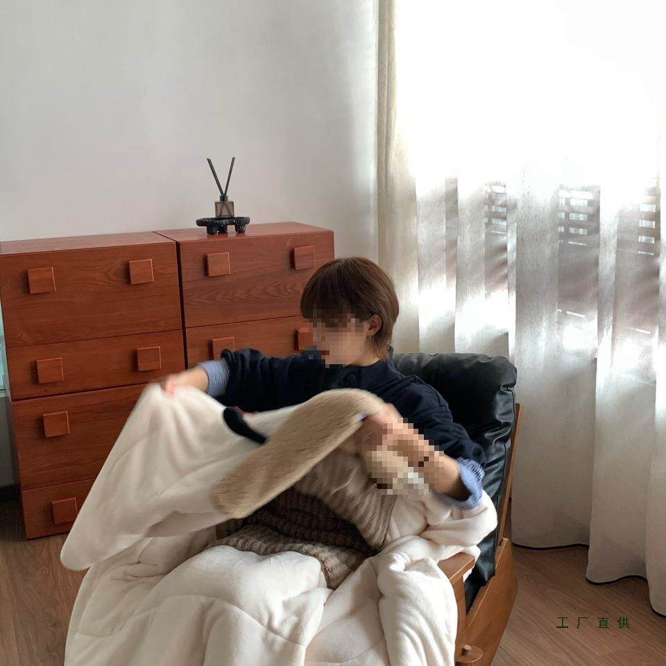 泰迪绒抱枕被子两用冬季加厚2025新款车载办公室午睡毯子二合一