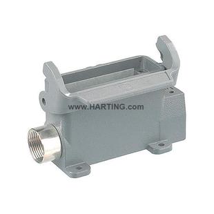 HARTING浩亭09200160296边出线2xPg16带保护盖表面安装 底座