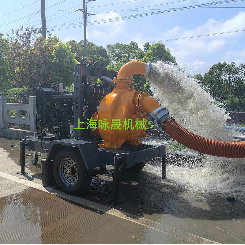 4寸6寸8寸10寸防汛移动泵车 柴油机污水泵 柴油自吸泵
