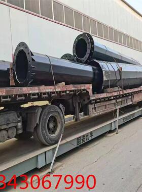 Q355钢管杆单回路输电钢杆高压钢制电力塔打桩地脚螺栓