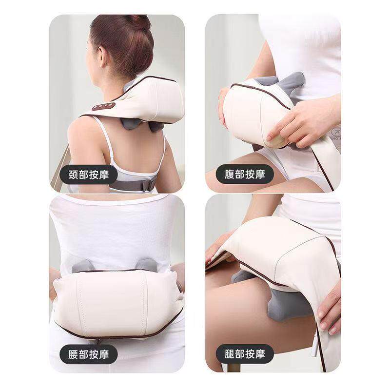 斜方肌按摩器肩腰背部全身多功能热敷揉捏全自动家用按摩仪器颈部
