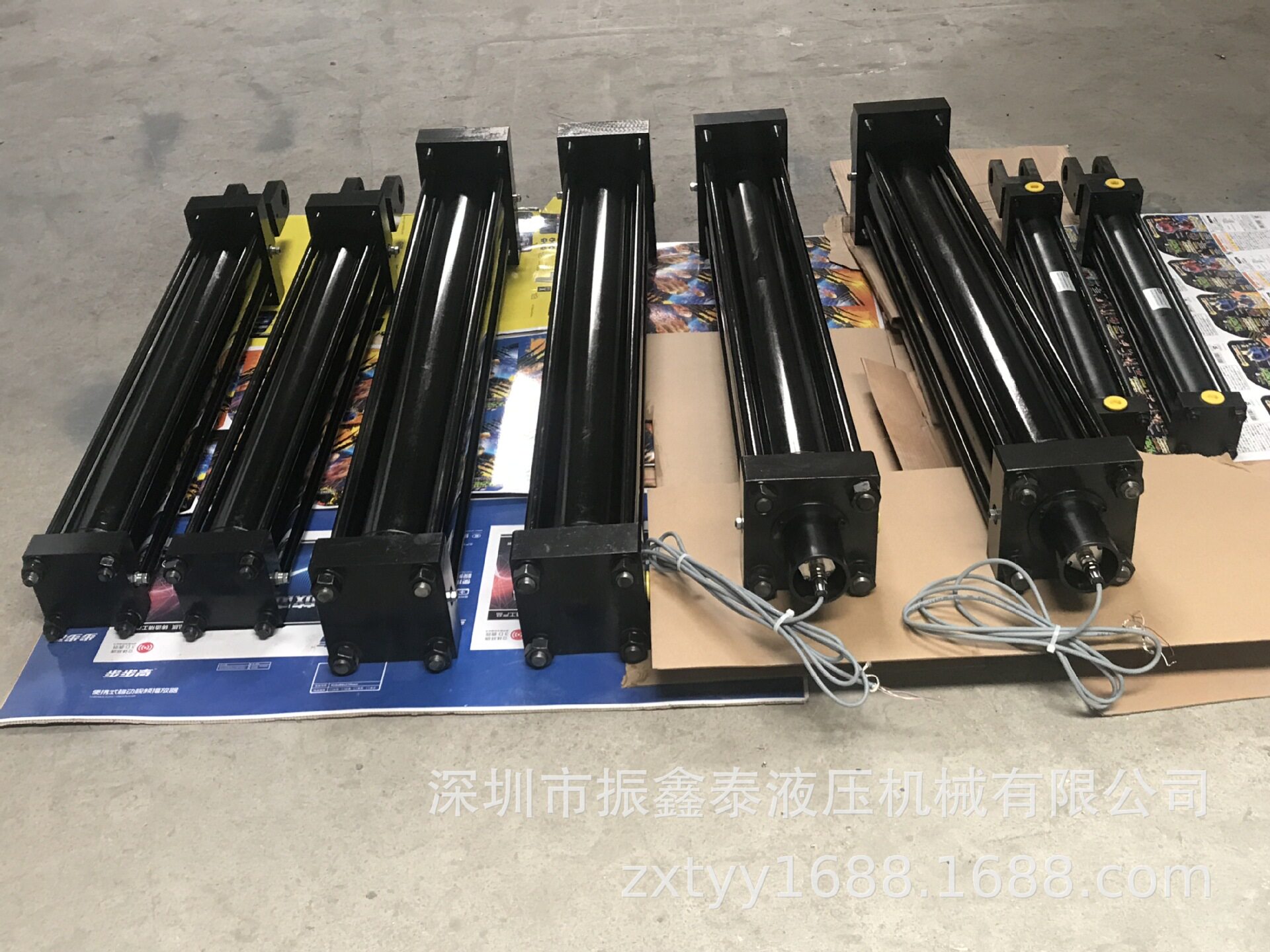 厂家直销前法兰式拉杆液压缸矿用油缸环保矿区液压油缸加工