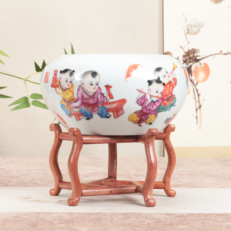 实木底座花瓶盆景摆件底座