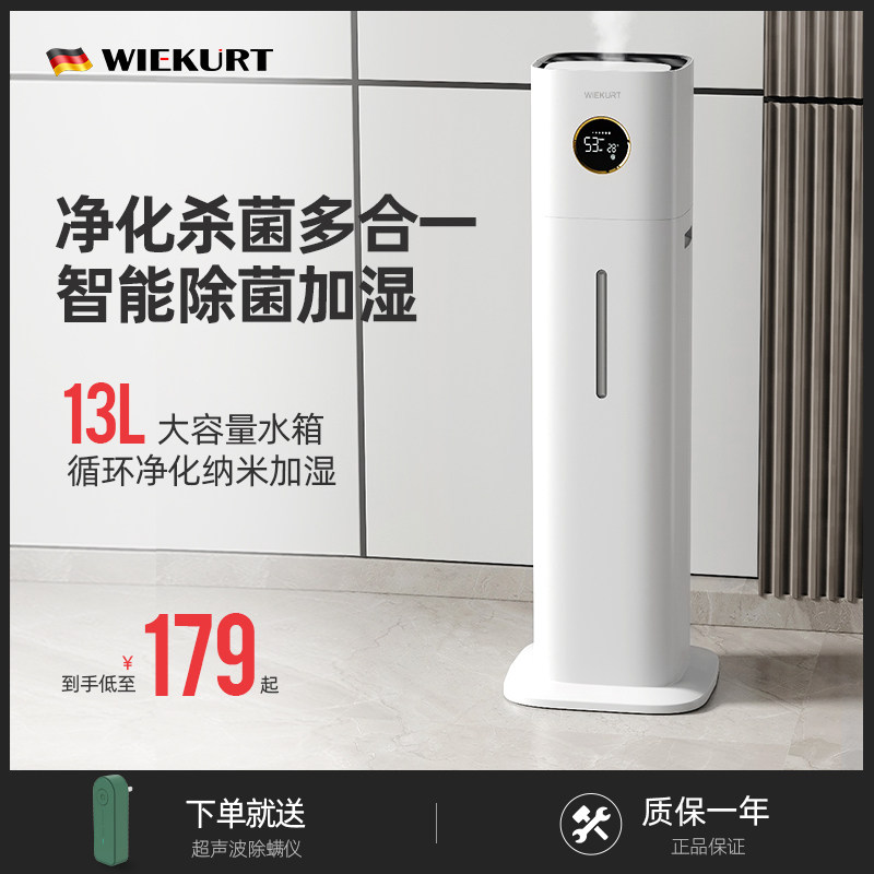 现货速发空气净化加湿一体2022新款加湿器小型迷你水蒸气客厅室内