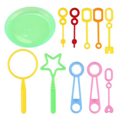 现货速发12 Fu Bubbles Makers Set Blowig Bubble Blower Makig
