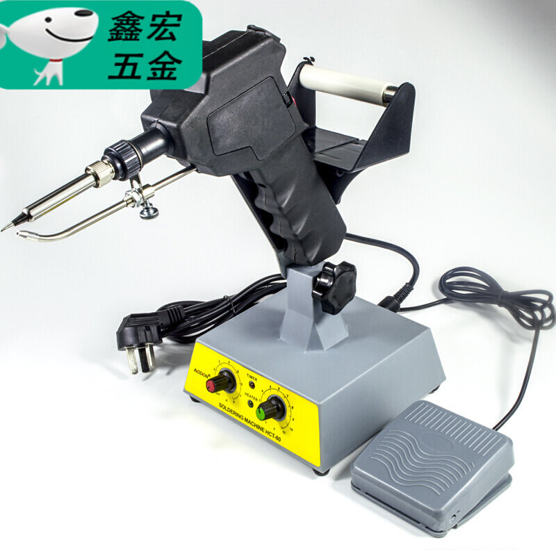 现货速发202爆品全自动自动l送锡机送锡器脚踏式电烙铁出锡