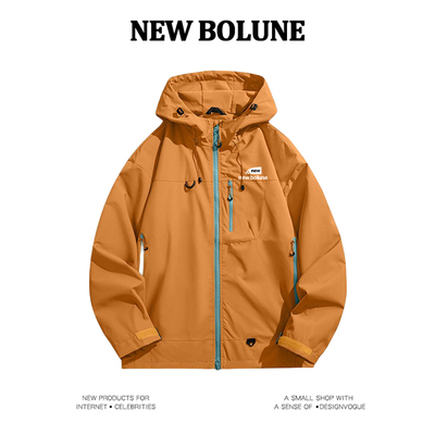 新百伦三防夹克冲锋衣情侣外套