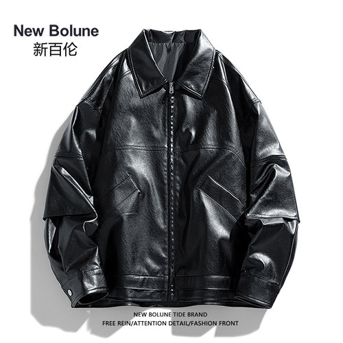 NEWBOLUNE/新百伦休闲宽松翻领