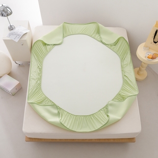 小清新软席可水洗席子夏天空调席单人家用双人可折叠 速发席床笠款