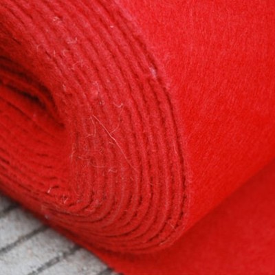 节日搞活动红地毯舞台开业大块垫子婚庆红地走红毯展厅道拉绒庆祝