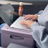 防洒车载小桌板便携车内折叠餐桌好收纳副驾驶前排后排吃饭工作台