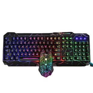 速发豹G机60键鼠纹装 械手感七彩炫酷办公通用防水 裂套发光