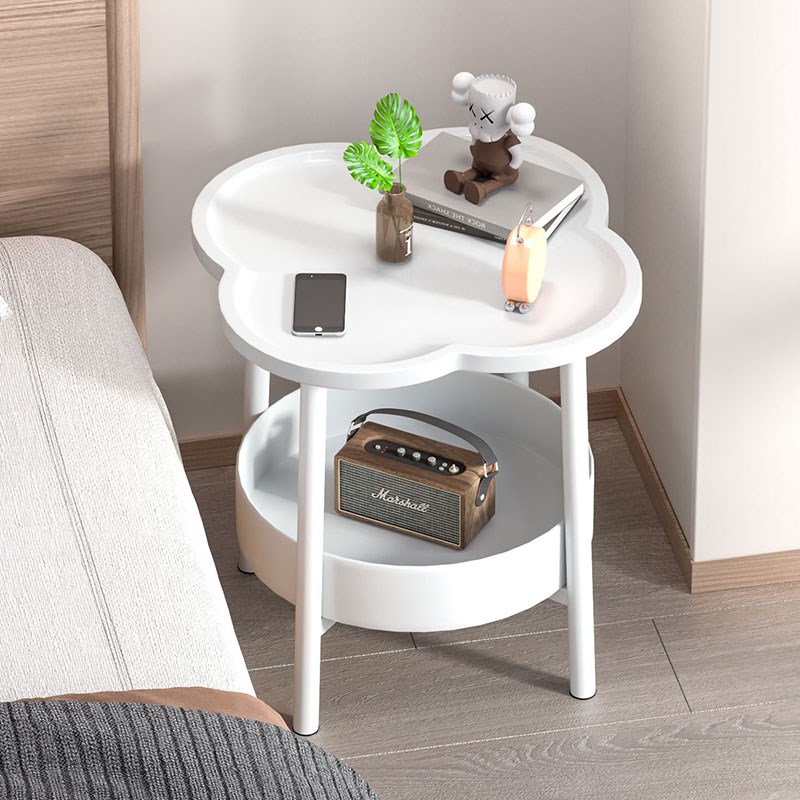 速发床头柜简约卧室床边小型几物沙家用架发迷你边置可移动小柜子