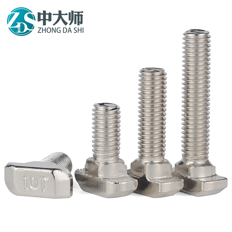 速发欧标铝型材T型螺丝配件6形螺栓 不锈钢螺钉m5mtm8铁20型0型40