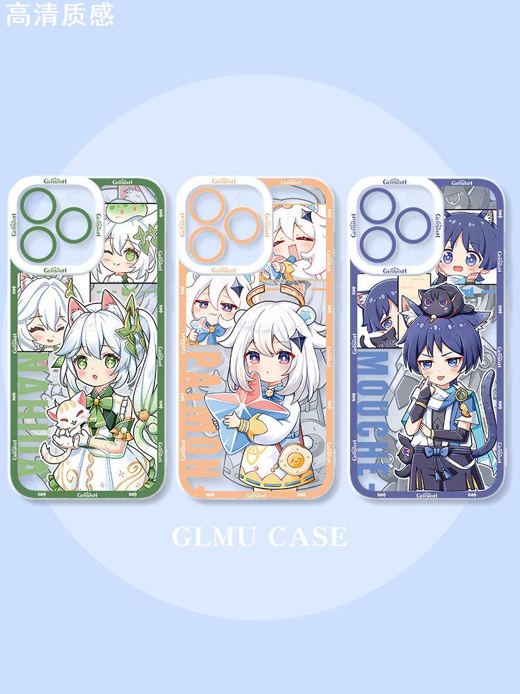 原神苹果14手机壳iphone13promax适用12草神11派蒙8plus透明xsmax散兵x钟离xr魈7p神里绫华se刻晴mini胡桃6s