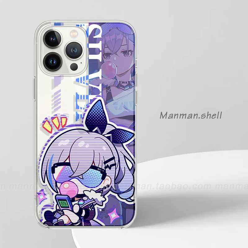 原创崩坏星穹铁道银狼适用苹果15ProMax小米13动漫华为P60OPPOA97游戏vivoS17一加11荣耀90红米K60漫漫手机壳