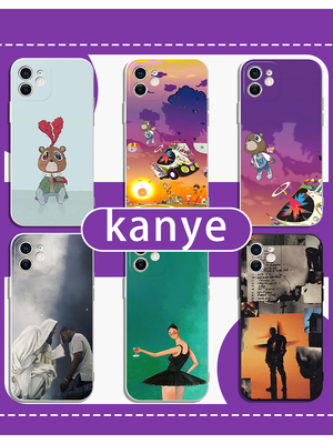 kanye手机壳苹果14华为mate60侃爷iPhone15Promax小米13west辍学熊OPPO欧美嘻哈vivo说唱12美式40周边bear11