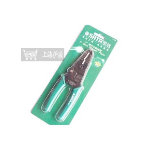 世达工具 带刃口剥线钳 7寸多功能剥线 扁K剥 压线剪线 91202