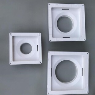 出风口卫生间罩子排气面s板吸风口吊顶孔装饰排气扇换气扇盖罩厂