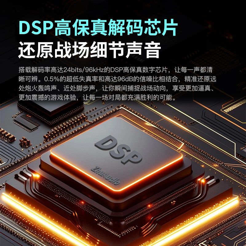 竹林鸟S1电竞游戏耳机o外置声卡有线入耳式头戴式3.5mm电脑7.1音