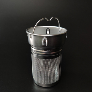 时间表盖双层玻璃杯男士商务水杯茶水分离L不锈钢茶漏镜面泡茶杯